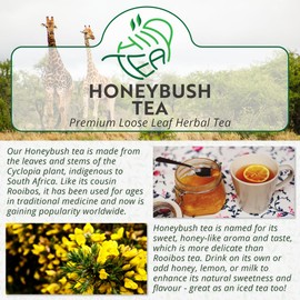 Honeybush Loose Leaf Herbal Tea – Traditional South African Infusion (175g)