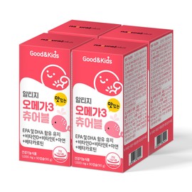 Good&Kids Altige Omega 3 Chewable Children's Kids Infant Elementary School Student 4 Month Supply / 굿앤키즈 알티지 오메가3 츄어블 어린이 키즈 유아 초등 학생 아이 4개월분