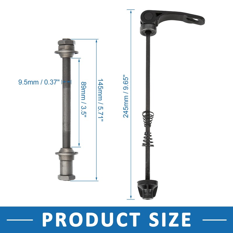 A ABSOPRO 1 Set 9.5mm Quick Release Bearing Hollow