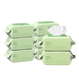 BEBESUP Zero Baby Wipes, Unscented Hypoallergenic Water-Based Extra-Thick 55 GSM - 16 Pack