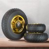4 Pcs Trolley Wheel Rubber Silent Operation Universal Hand Pull