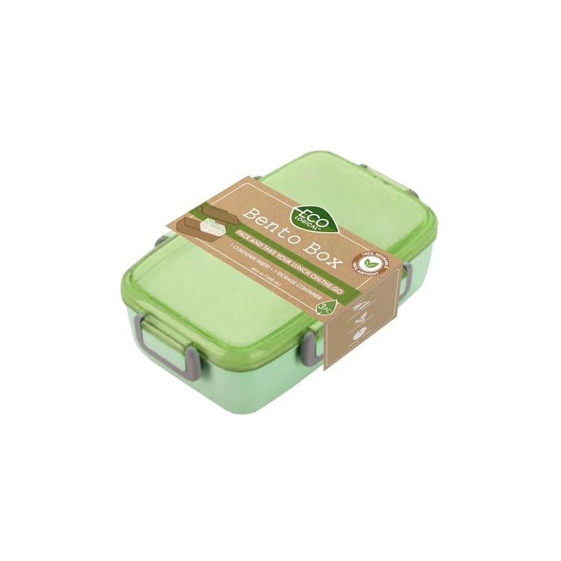 EcoLogical Bento Box, Lunch Storage, Easy Meal on the Go,