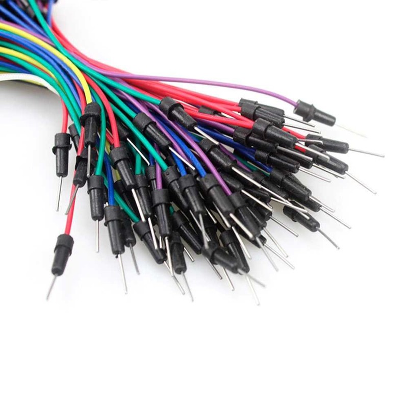 OcioDual Pack of 65 Jumper Cable Pink Male to Male