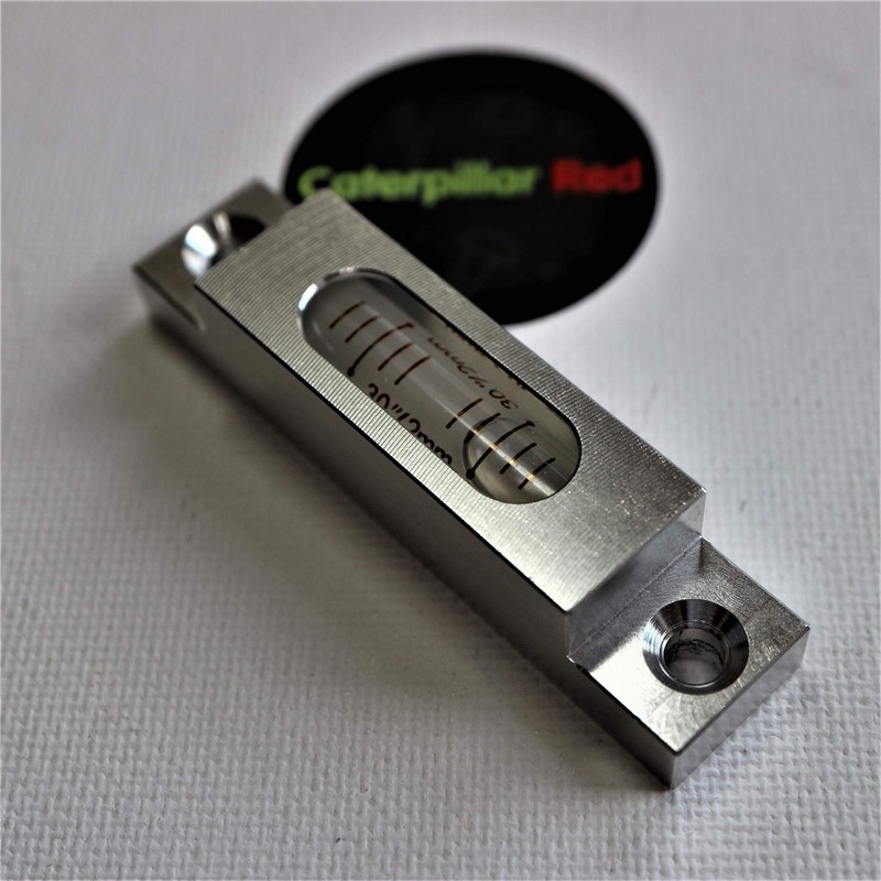 Metal Precision Level, Glass Vial, Spirit Bubble Level, Accurate, Clear,