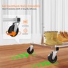 Simple Trending Standard Clothing Garment Rack, Rolling Clothes Organizer with