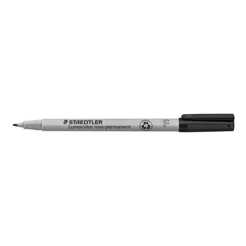Staedtler STAEDTLER Folienstift Lumocolor, non-permanent, wasserlöslich, F-Spitze mit Linienbreite ca.