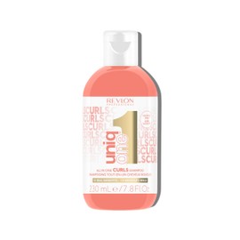 REVLON PROFESSIONAL UniqOne All in One Curls Shampoo, 230 ml, Nourishing Hair Shampoo for Curls, Moisturises & Defines Curly Hair, Hair Care with Anti Frizz Effect, Vegan