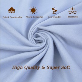 vimate Shawls and Wraps, Soft Light Blue Pashmina Scarves and Shawls for Women/Ladies (Light Blue)