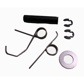 Rotary 2 Post Lift Latch Shaft Spring Kit - Fits SPOA7, SPOA9, SPOA10, SPO7, SPO9, SPO10 - Alloy Steel - Includes FJ782-34, FJ7566-10, 4141 Truarc, FJ7382-9, 41388 Bushing