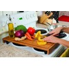 Camco Bamboo Stove Top Work Surface with Adjustable Legs &