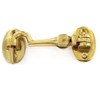 SISI UK® Cabin Hook 75mm Polished Brass Door Handle Store,Gate
