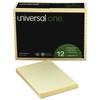 Universal One 28073 Recycled Self-Stick Note Pads, Lined, 4 x