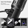 LED Rechargable Flashlight Super Bright Torch 3000lm Zoomable Outdoor Waterproof