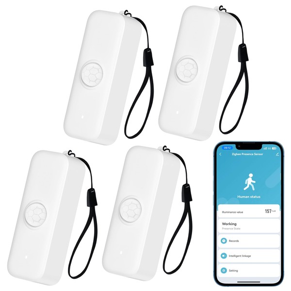 Intelligent Motion Sensor, WiFi PIR Motion Sensor for Alarm System,