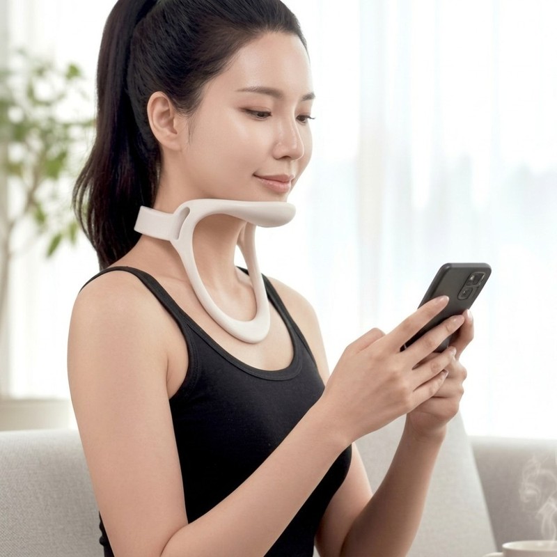 픽초이 바른자세 목 고정 보호대 지지대 Picchoi Correct Posture Neck