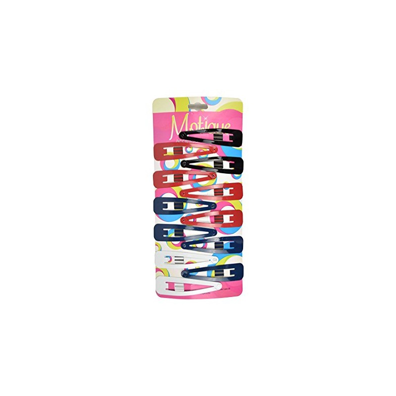 Large Snap Clips - Set of 12 - Classic Colors