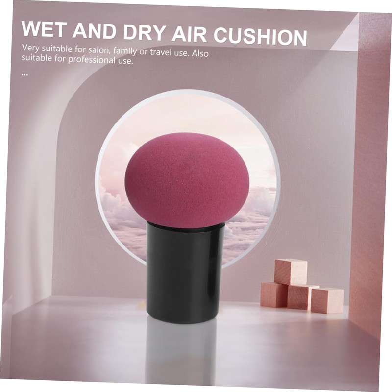 TOVINANNA 5pcs Makeup Sponges Handle Mushroom Puff Powder Sponge Dry