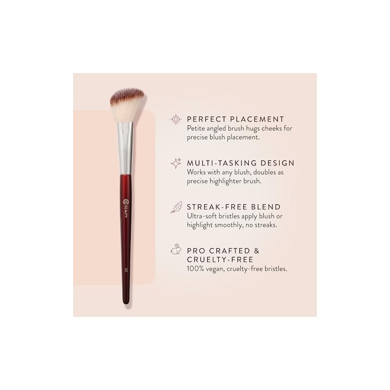 BK BEAUTY Brocha Pequeña Angular Para Rostro 112 – Brocha