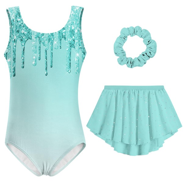 Idgreatim Girls Leotard for Gymnastics 6T 7T Gymnastic Outfits with