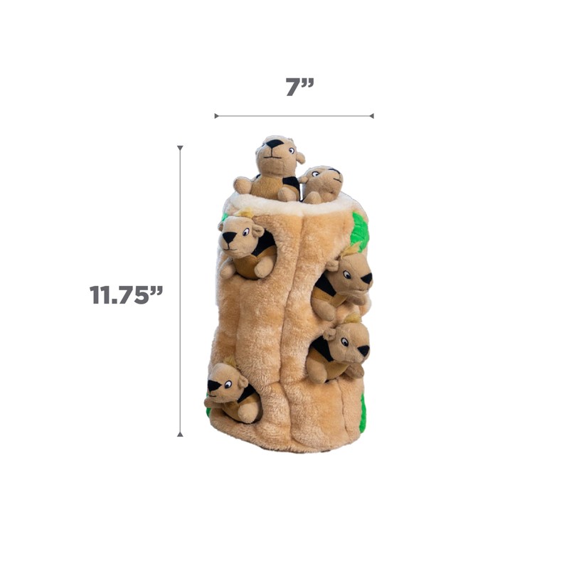 Outward Hound Hide A Squirrel Plush Dog Toy Puzzle, XL