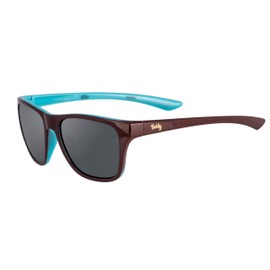 Berkley Ber005 Sunglasses Ber005 Polarized Women's Fishing Sunglasses, Gloss Chocolate Turquoise/Smoke