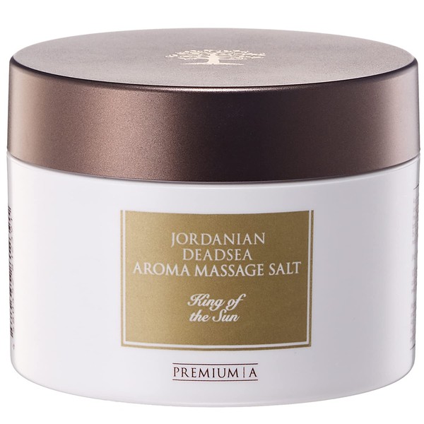 BARAKA Jordanian Dead Sea Aroma Massage Salt, King of the Sun, 5.3 oz (150 g), Lemon, Lemongrass, Tea Tree, Peppermint Blend, Mint