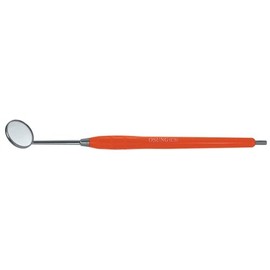 Dental Mirror, Autoclavable Silicone Handle, Cone Socket, Red, D-MHC-05