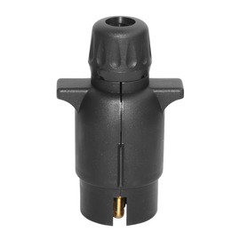 CGEAMDY Trailer Plug 7-Pin Waterproof, 7-Pin 12v Trailer Socket Board Plug, Plastic Waterproof 7-Pin Trailer Plugs, N-Type Towbar Socket Plug Wiring Connector Adapter, For Truck RV Cars Caravan