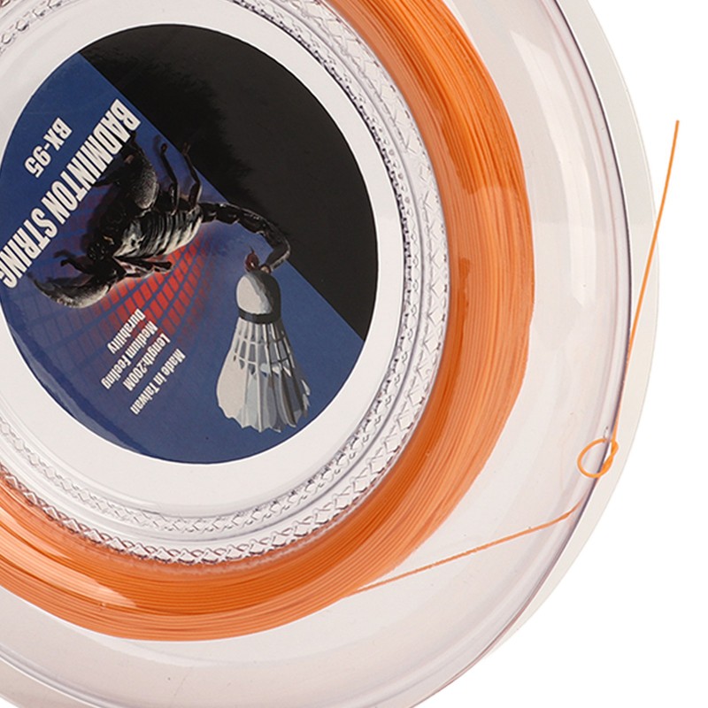 POWERTI Badminton Racquet String High Elasticity Wear Resistant Resin Fibre
