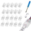 YUTOKEER 4 Pin 8mm SMD LED Connector Kit - 20