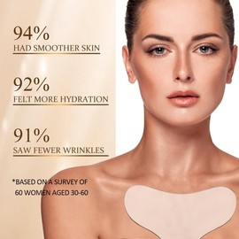 2 PACK - Chest Wrinkle Pads-Decollete Anti Wrinkle Chest Pads, Silicone Patches for Wrinkles, Reusable Wrinkle Pads for Chest 11