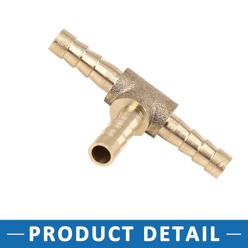 A ABSOPRO Barb Hose Fitting 3 Way T Connector 5mm