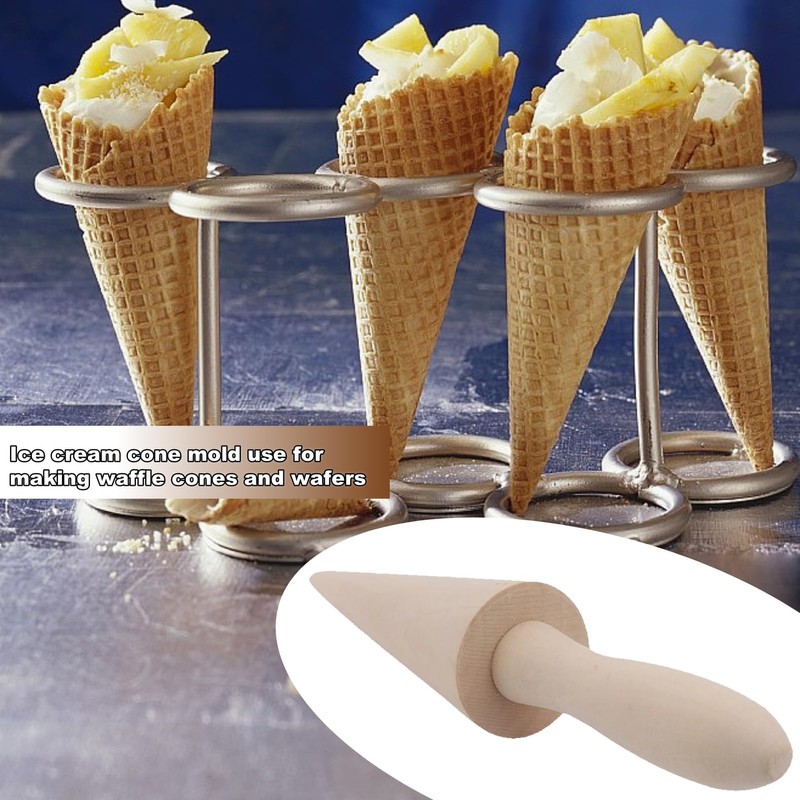 Waffle Cone Roller Ice Mould DIY Tools, Pizza Roller Waffle