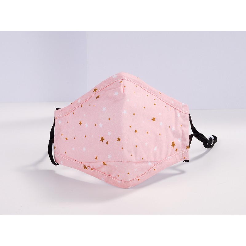 3-7 Years old Kids Face Masks Reusable, 100% Cotton, Triple