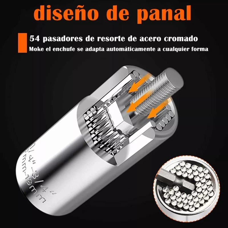 Shuang.W Llave Multifuncional Telescópica Adaptable