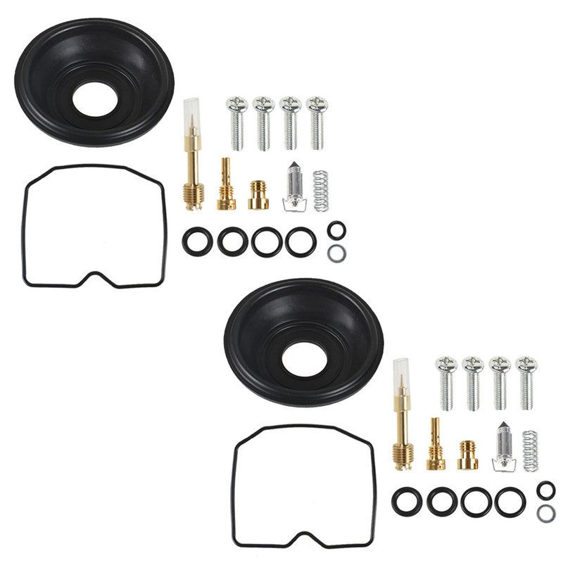 2-Pack Carburetor Carb Repair Kits Replacement for 1985-1990 Kawasaki 454