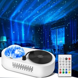 Northern Lights Projector Rechargeable, Aurora Light Projector Luminorthe Cube Lamp Mood Ambient Lighting with 16 Colors and Aurora Drift Effects for Room Decor Teen Girl Gifts Classroom - Cordless