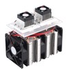 Thermoelectric Peltier Cooling Fan System with Dehumidification Function for Small