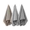 3 Pack Microfiber Hand Towels for Bathroom, Ultra Soft &
