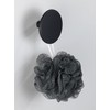 WENKO Melle Wall Hook Black - Screw-On Hook, Polyresin, 8