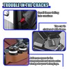 ZIMISI Car Cup Holder, PU Leather Auto Front Console Gap