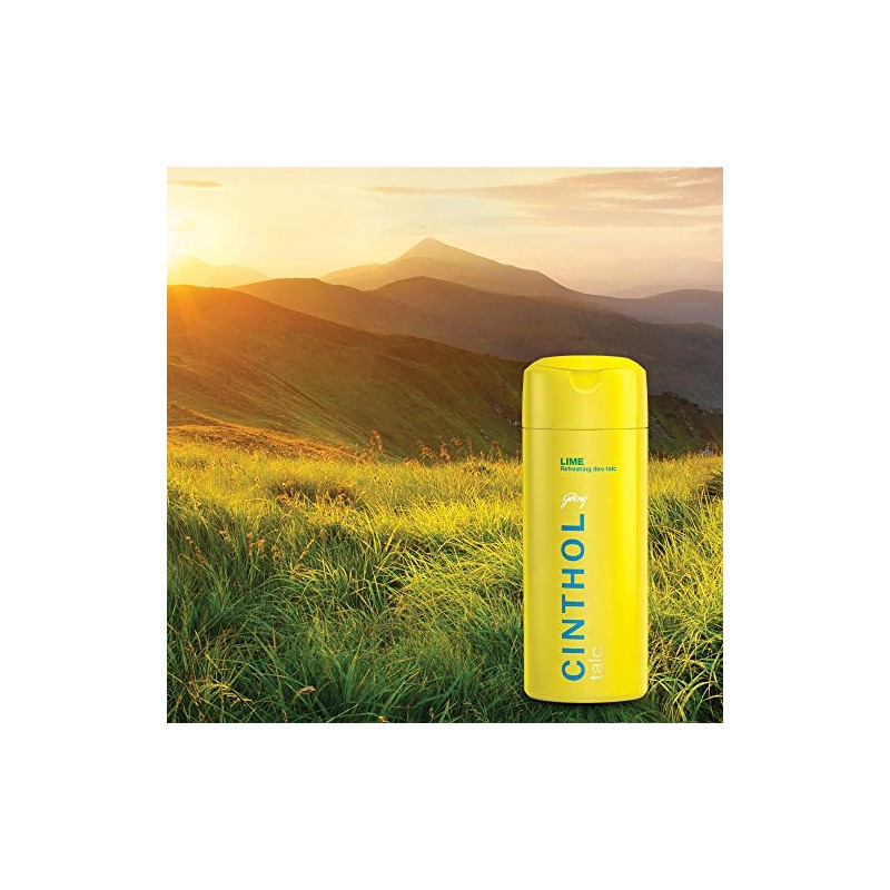 Cinthol Lime Refreshing deo Talc 300gm by Cinthol