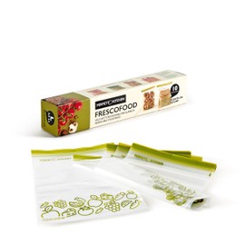 Frescofood Fridge Freezer Bags Large Pack of 10 25.5 x H 33 cm (Pack of 10)