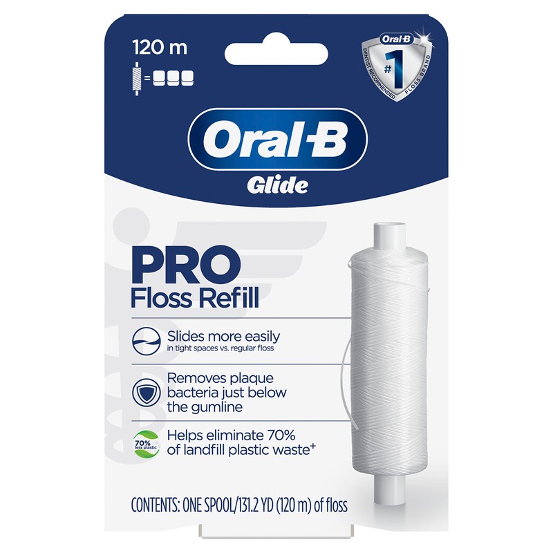 Oral-B Glide PRO Recambio de hilo dental, 393.7 ft