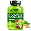 NATURELO NATURELO Vitamin B Complex with Methyl B12, Methyl Folate,