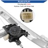 Obaee 748-508 Front Left Driver Side Power Window Regulator and