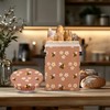 AMZDOTD Reusable Sourdough Bread Bags with Cotton Bowl Covers,Cotton Beeswax