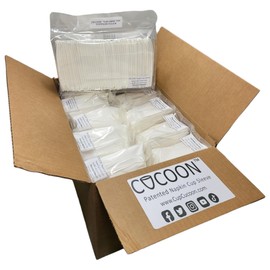 Disposable Cup Sleeves that Unfold Into Napkins (500-Pack) Superior Hot/Cold Protection. Hand Assembled in America.