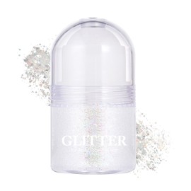 EONFAVE Roll-on Body Glitter Gel, Mermaid Pailletten Gesicht Glitzer, Color Change Sequin for Festival Rave Accessories, Holographic Face Paint Hair Glitter Gel, Sparkle Shimmer Makeup Körperglitzer