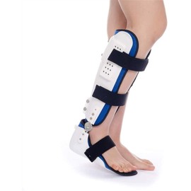 Night Splint for The Treatment of Plantar Fasciitis,Ankle Foot Orthosis Hip and Knee Fixed Rehabilitation Training (Size : Left)